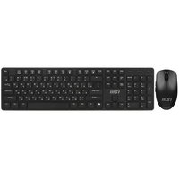 Клавиатура+мышь беспроводная   MSI FORGE K200 Wireless Combo черный