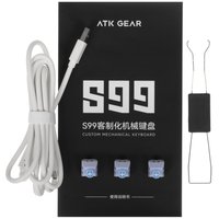 Клавиатура  проводная + беспроводная VGN S99 цвет белый