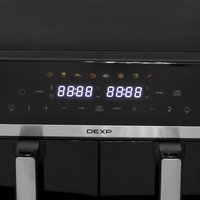 Аэрогриль DEXP DoubleFry DAF-2210 черный