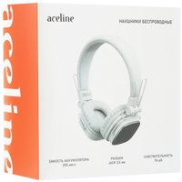 Беспроводные/проводные наушники Aceline BT-180  белый 2025