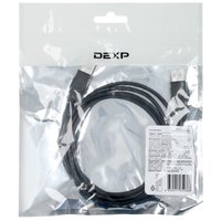 Кабель DEXP USB Type-A - USB Type-A черный 2 м