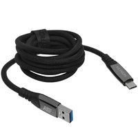 Кабель KEYRON USB Type-C - USB Type-A черный 1.5 м