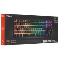 Klaviatura  simli Trust GXT 833 Thado rangi qora