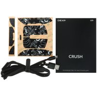Мышь беспроводная/проводная DEXP GS Crush  красный