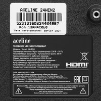 24" (61 см) Телевизор Aceline 24HEN2 черный