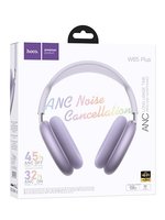 Беспроводные/проводные наушники Hoco W65 Plus ANC  фиолетовый 2025