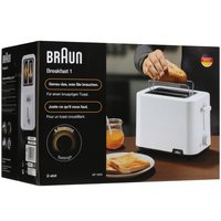 Toaster Braun HT 101 WH white