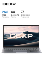 15.6" Ноутбук DEXP Aquilon C15-INW603 серый