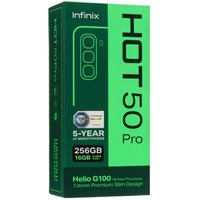 6.78" Смартфон Infinix HOT 50 Pro 256 ГБ черный