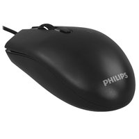 Клавиатура+мышь  проводная  Philips SPT6264 черный