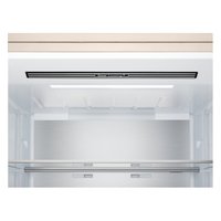 Холодильник с морозильником   LG GC-B640FEKM бежевый