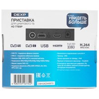 Приставка для цифрового ТВ DEXP HD 7789P черный
