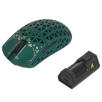 Мышь беспроводная/проводная Attack Shark R5 Ultra [Shark R5 Green] зеленый