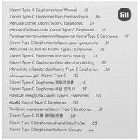 Проводные наушники Xiaomi Type-C Earphones  черный 2024