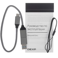 M.2 Внешний бокс DEXP MM2C3-G2-GR