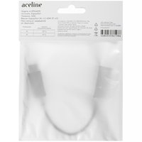 Переходник однонаправленный Aceline HDMI - DisplayPort, 0.15 м