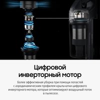 Вертикальный пылесос  Samsung Jet 60 turbo VS15A6031R4/EV  фиолетовый