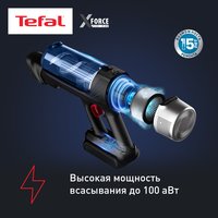 Vertikal changyutgich  Tefal X-Force Flex 9.60 Aqua TY20C7WO  qora