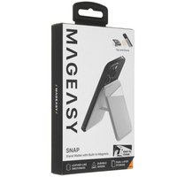 Кардхолдер SwitchEasy Snap Stand Wallet серый