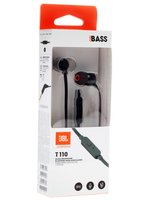 Проводные наушники JBL T110  черный 2016