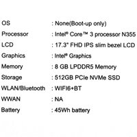 17.3" Ноутбук Acer Aspire Lite AL17-31P-3498 серебристый