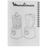 Stationary blender Moulinex LM87G810 black