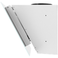 Вытяжка наклонная DEXP SC60W-650 белый/белый