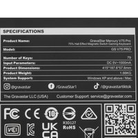 Клавиатура  проводная GravaStar Mercury V75 Pro цвет черный