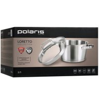 Кастрюля Polaris Loretto-20С 3 л 20 см серебристый