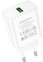 Сетевое зарядное устройство Borofone BA72A белый