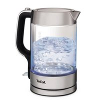 Электр чайнек Tefal Glass Kettle KI770D30 серебристый