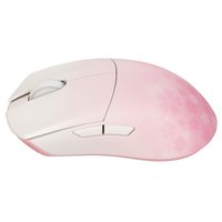 Мышь беспроводная/проводная WLMOUSE HUAN Stainless  розовый