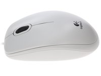 Мышь проводная Logitech B100 [910-003360] белый