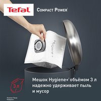 Пылесос  Tefal Compact Power TW3927EA белый
