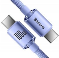 Кабель Baseus USB Type-C - USB Type-C фиолетовый 1.2 м
