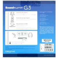 Внешняя USB аудиоадаптер Creative Sound Blaster G3