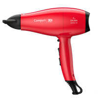 Фен GA.MA COMFORT 3D красный/черный