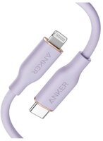 Кабель Anker Lightning 8-pin - USB Type-C фиолетовый 0.9 м
