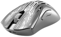Мышь беспроводная/проводная PWNAGE StormBreaker Max CF [StormBreaker Max CF - Platinum Colorway] серебристый