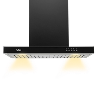 Exhaust hood fireplace Artel Art-1360 T Shape black