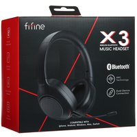 Беспроводные/проводные наушники Fifine X3  черный 2024