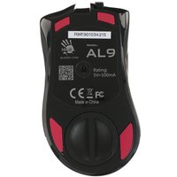 Мышь проводная A4Tech Bloody AL9/AL90 Blazing  черный