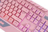 Клавиатура  проводная 2E GAMING KG315 цвет розовый