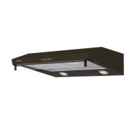 Exhaust hood suspended Shivaki 0960L Punto brown/transparent