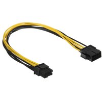 Кабель для блока питания FinePower PCI-E 6+2pin(F) - PCI-E 8pin(M)