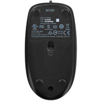 Мышь проводная Logitech M100r [910-005006] черный
