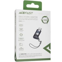 Переходник ACEFAST USB Type-C - USB Type-C серый