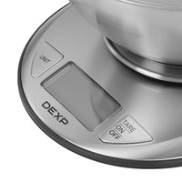Кухонные весы DEXP DKS-552B серебристый