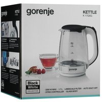 Электрочайник Gorenje K17GXG белый