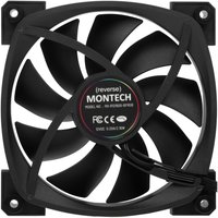 Реверсный вентилятор Montech RX 120 PWM  черный